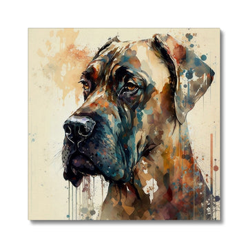 Great Dane 'Watercolour Collection' Canvas