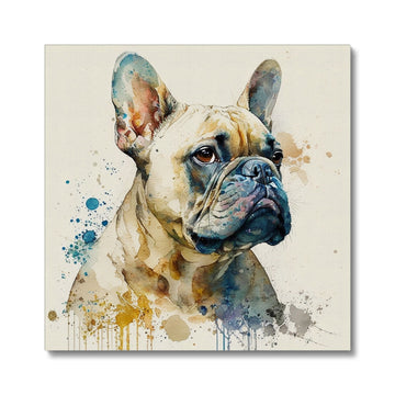 French Bulldog 'Watercolour Collection' Canvas