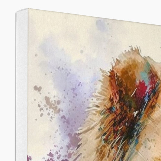 Chow Chow Pet Portrait 'Watercolour Collection' Canvas