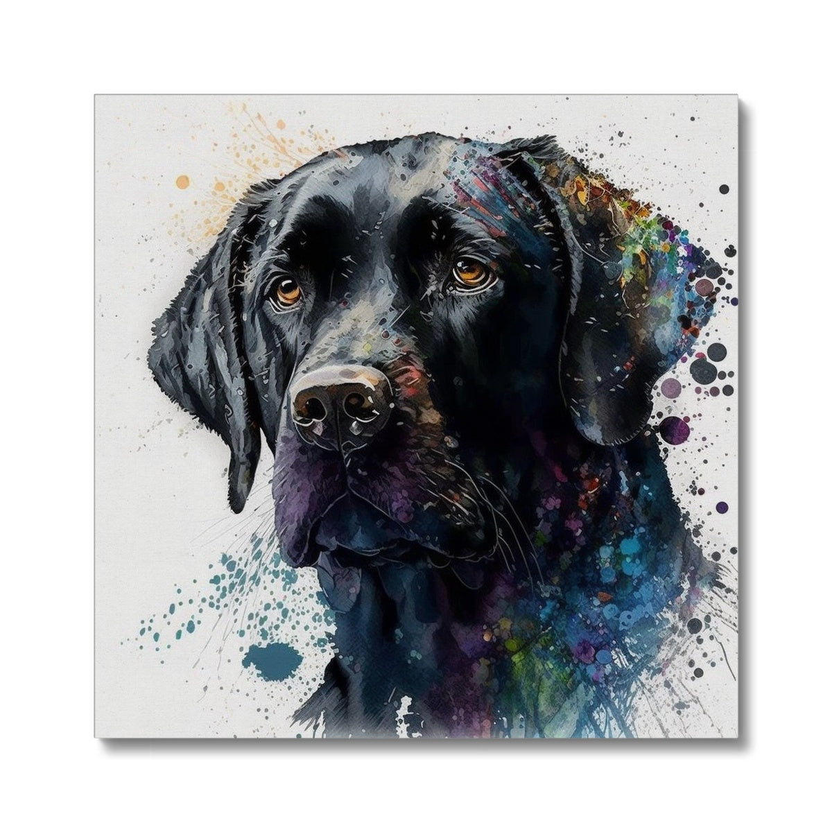 Labrador Retriever Watercolour Collection Canvas