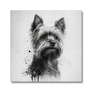 Yorkshire Terrier 'Charcoal Collection' Canvas