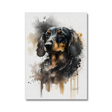 Dachshund 'Watercolour Collection' Canvas