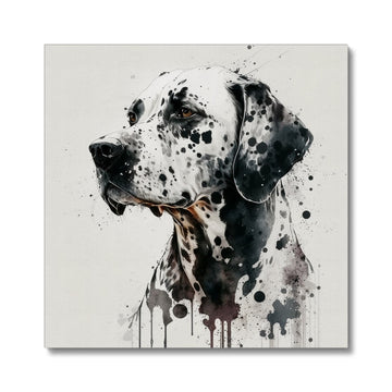 Dalmatian 'Charcoal Collection' Canvas