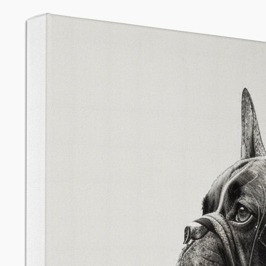 French Bulldog 'Charcoal Collection' Canvas