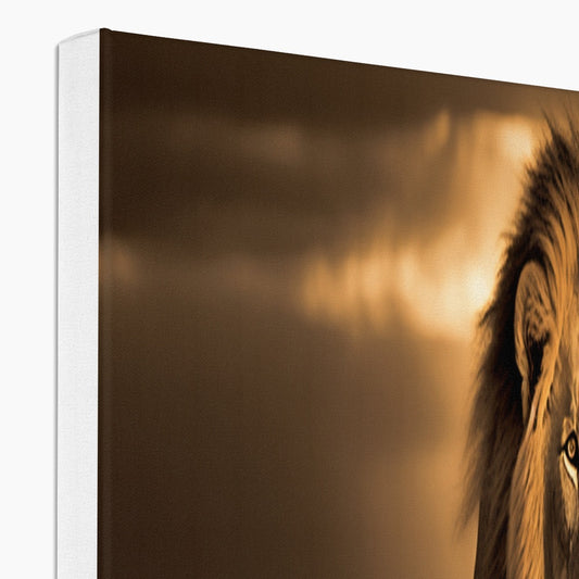 Lion Landscape 'Natural Collection' Canvas