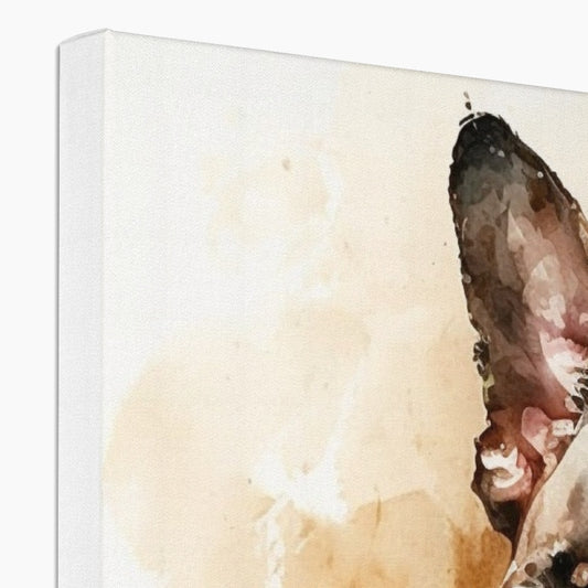 Boston Terrier 'Watercolour Collection' Canvas