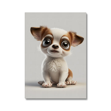 Kids Nursery Puppy 'Super Cute' Canvas