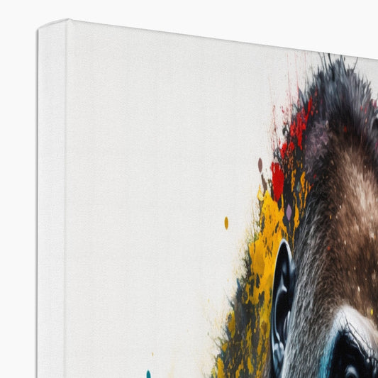 Gorilla Landscape 'Paint Splash Collection' Canvas