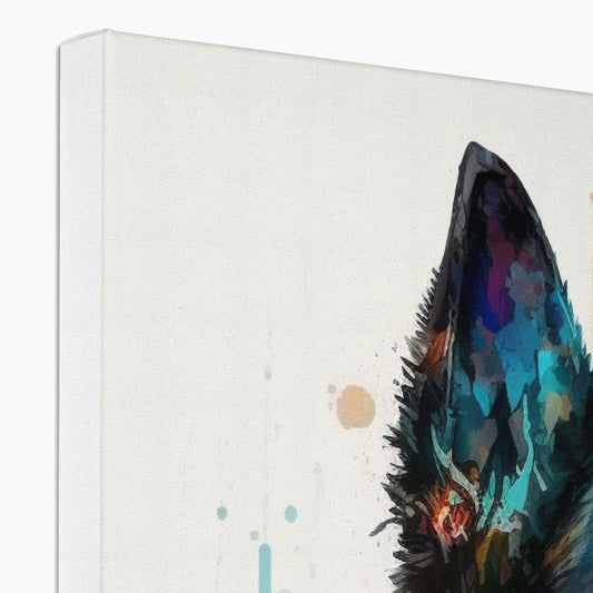 German Shepherd 'Watercolour Collection' Canvas