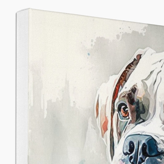 Boxer 'Watercolour Collection' Canvas