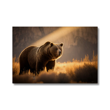 Grizzly Bear Canvas 'Natural Collection' Canvas