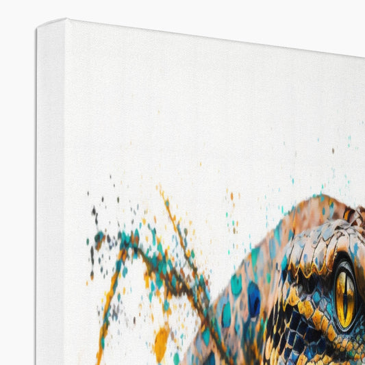 Serpent Landscape 'Paint Splash Collection' Canvas