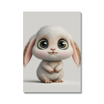 Kids Nursery Bunny 'Super Cute' Canvas