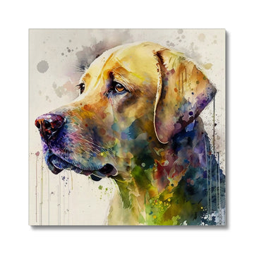 Labrador Retriever 'Watercolour Collection' Canvas