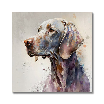 Weimaraner 'Watercolour Collection' Canvas