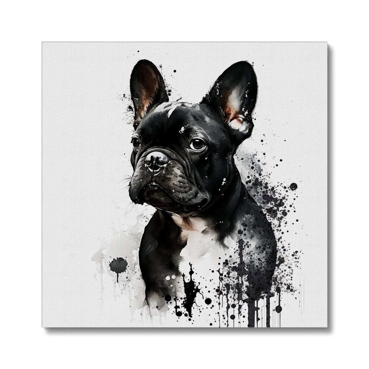 French Bulldog 'Watercolour Collection' Canvas