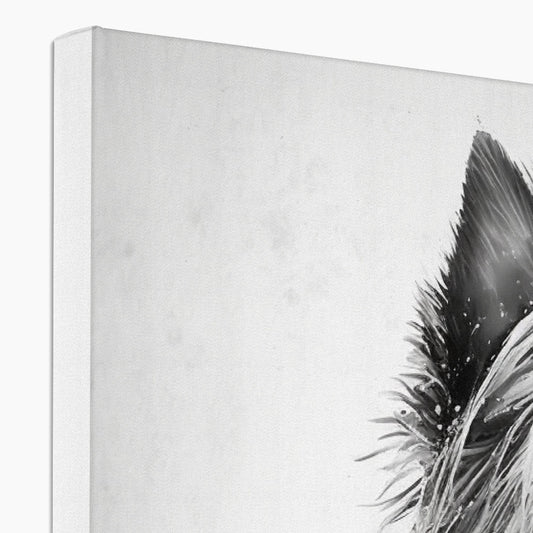 Yorkshire Terrier 'Charcoal Collection' Canvas