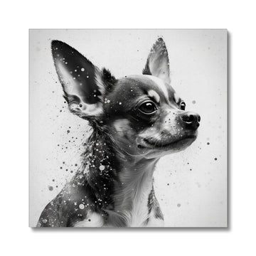 Chihuahua 'Charcoal Collection' Canvas