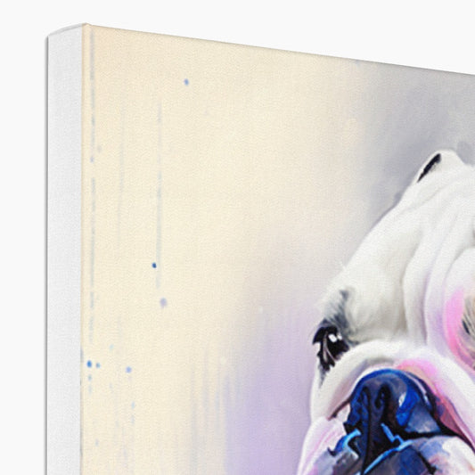 Bulldog 'Watercolour Collection' Canvas