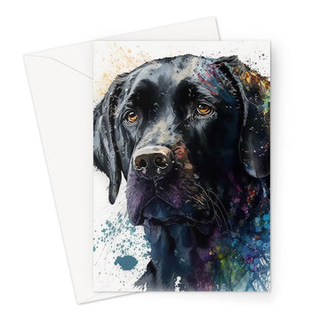 Labrador Retriever 'Watercolour Collection' Greeting Card