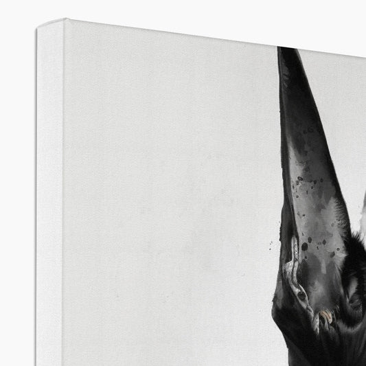 Doberman 'Charcoal Collection' Canvas