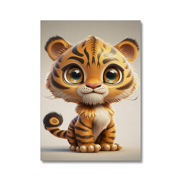 Kids Nursery Tiger 'Super Cute' Canvas