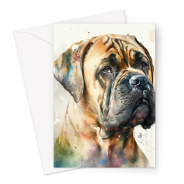 Cane Corso 'Watercolour Collection' Greeting Card