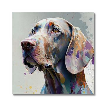 Weimaraner 'Watercolour Collection' Canvas