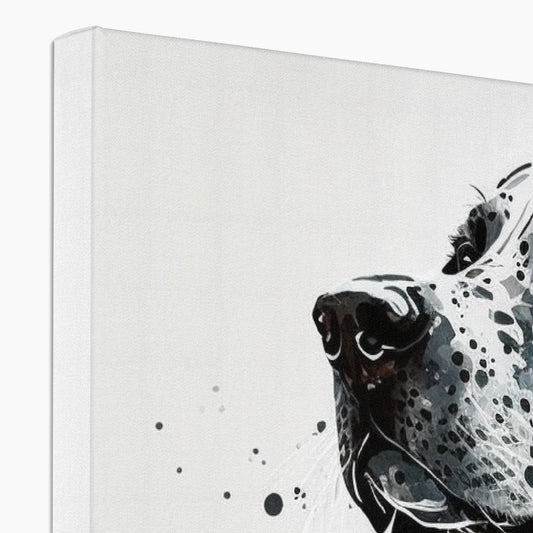 Dalmatian 'Charcoal Collection' Canvas