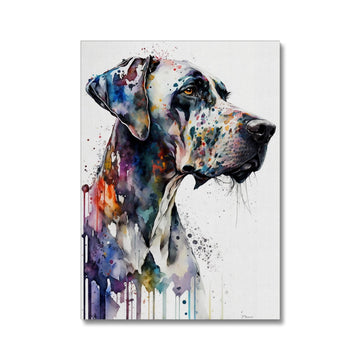 Great Dane 'Watercolour Collection' Canvas