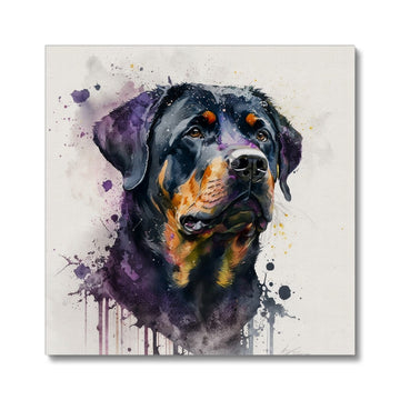 Rottweiler 'Watercolour Collection' Canvas