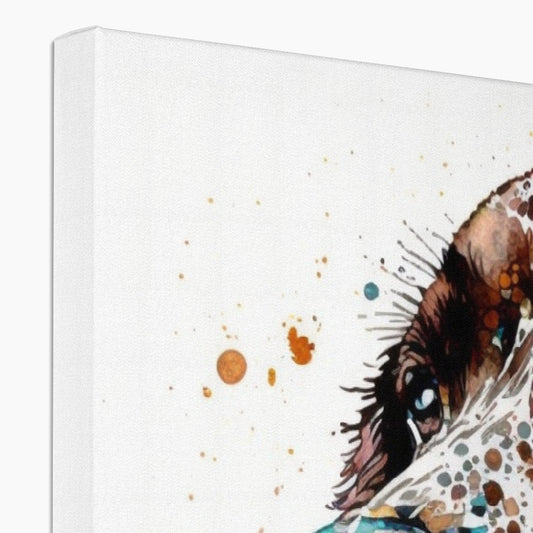 Cocker Spaniel Pet Portrait 'Watercolour Collection' Canvas