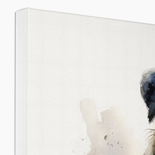 Pug Pet Portrait 'Watercolour Collection' Canvas