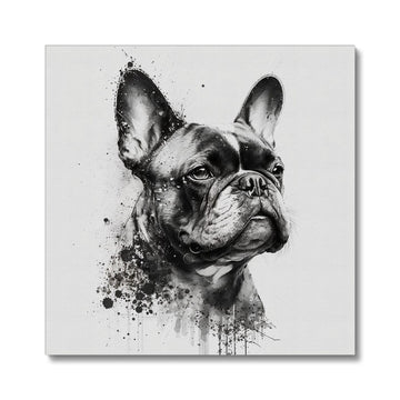 French Bulldog 'Charcoal Collection' Canvas