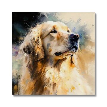 Golden Retriever 'Watercolour Collection' Canvas