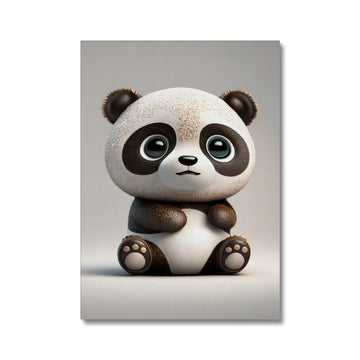 Kids Nursery Panda 'Super Cute' Canvas