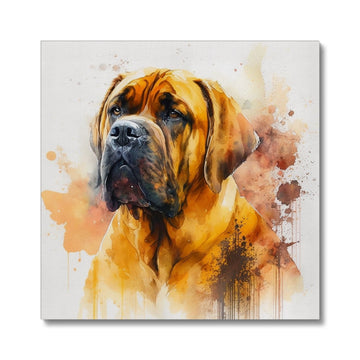 Bullmastiff 'Watercolour Collection' Canvas