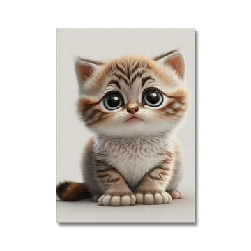 Kids Nursery Kitten 'Super Cute' Canvas