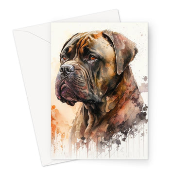 Cane Corso 'Watercolour Collection' Greeting Card