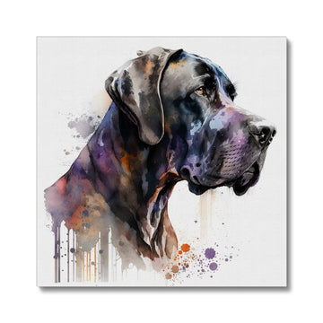 Great Dane 'Watercolour Collection' Canvas