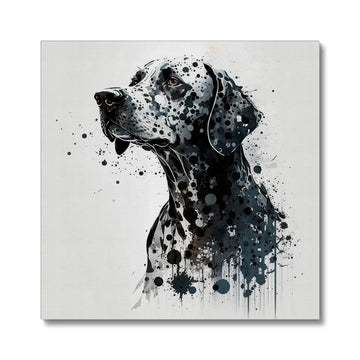 Dalmatian 'Charcoal Collection' Canvas