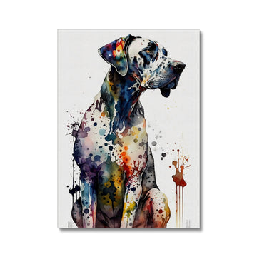 Great Dane 'Watercolour Collection' Canvas