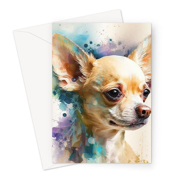 Chihuahua 'Watercolour Collection' Greeting Card