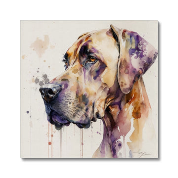 Great Dane 'Watercolour Collection' Canvas