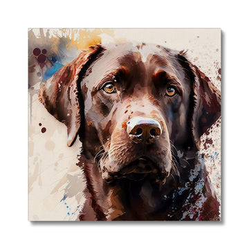 Labrador Retriever 'Watercolour Collection' Canvas