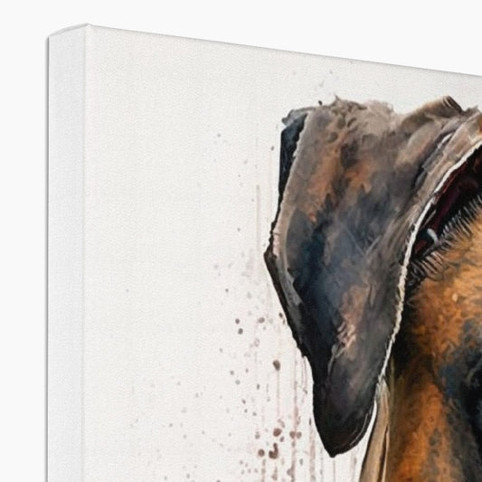 Boxer 'Watercolour Collection' Canvas