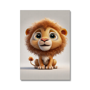 Kids Nursery Lion 'Super Cute' Canvas