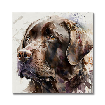 Labrador Retriever 'Watercolour Collection' Canvas