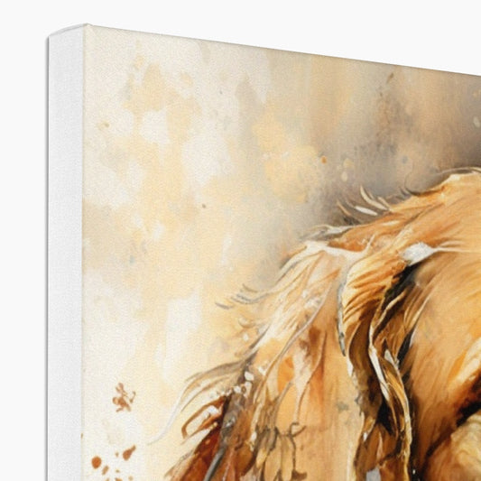 Golden Retriever 'Watercolour Collection' Canvas