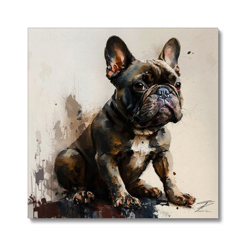 French Bulldog 'Watercolour Collection' Canvas